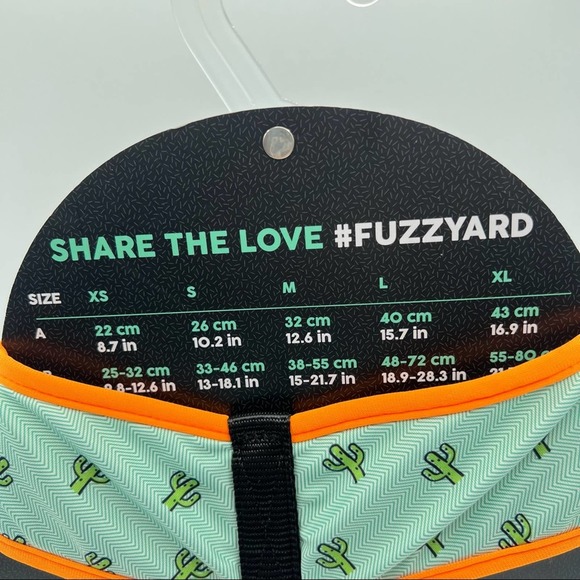 Fuzz Yard Cactus Print Dog Harness Size X-Large - Picture 6 of 6